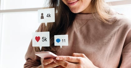 woman-using-social-media